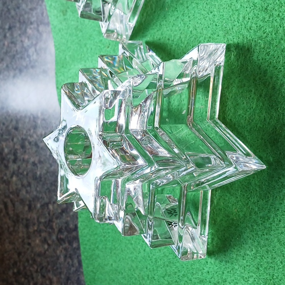 Home 4 tier Star Candlesticks  1 Pair